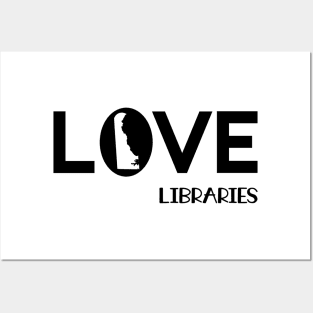 Delaware loves Libraries Posters and Art